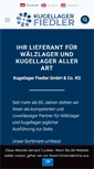 Mobile Screenshot of kugellagerfiedler.de